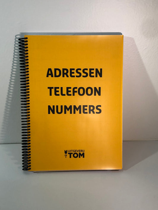 A4 Grootletter Adresboek