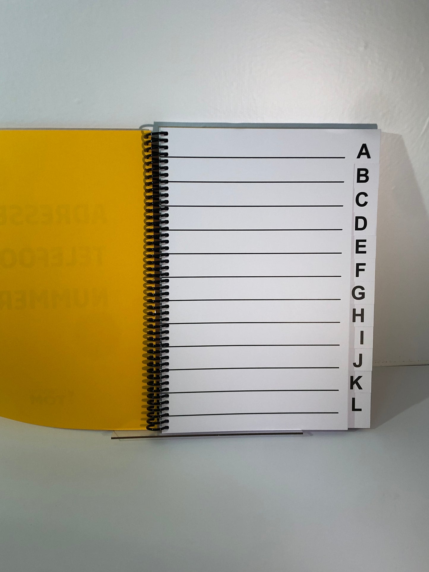 A4 Grootletter Adresboek