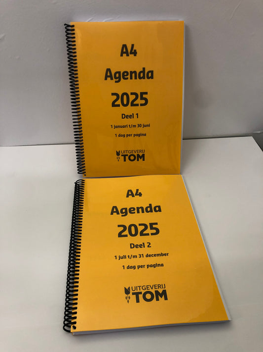 A4 Grootletter AGENDA 2026 - 1 dag per pagina