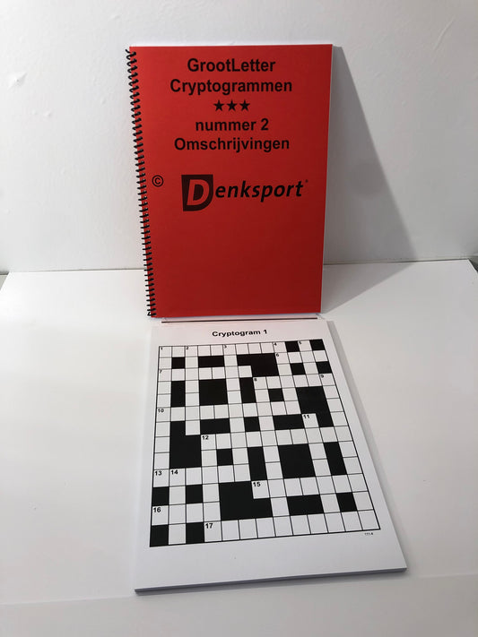 Cryptogrammen 3 sterren Puzzelboek