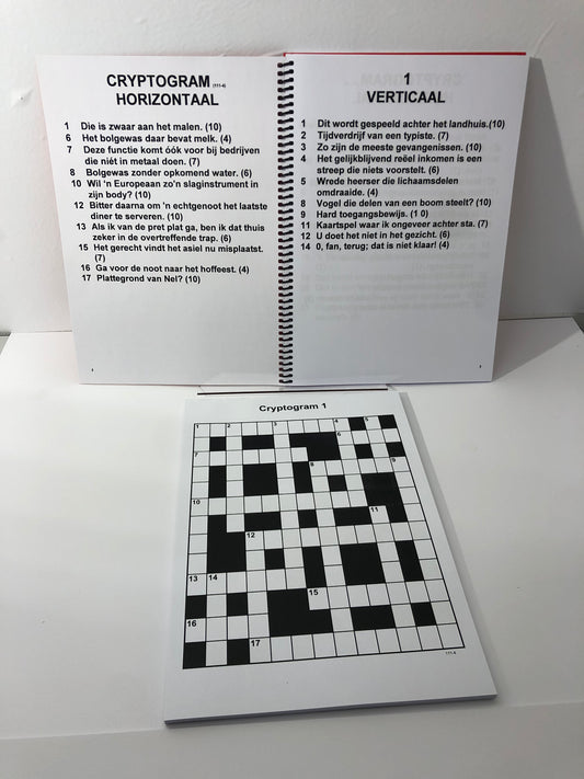 Cryptogrammen 3 sterren Puzzelboek