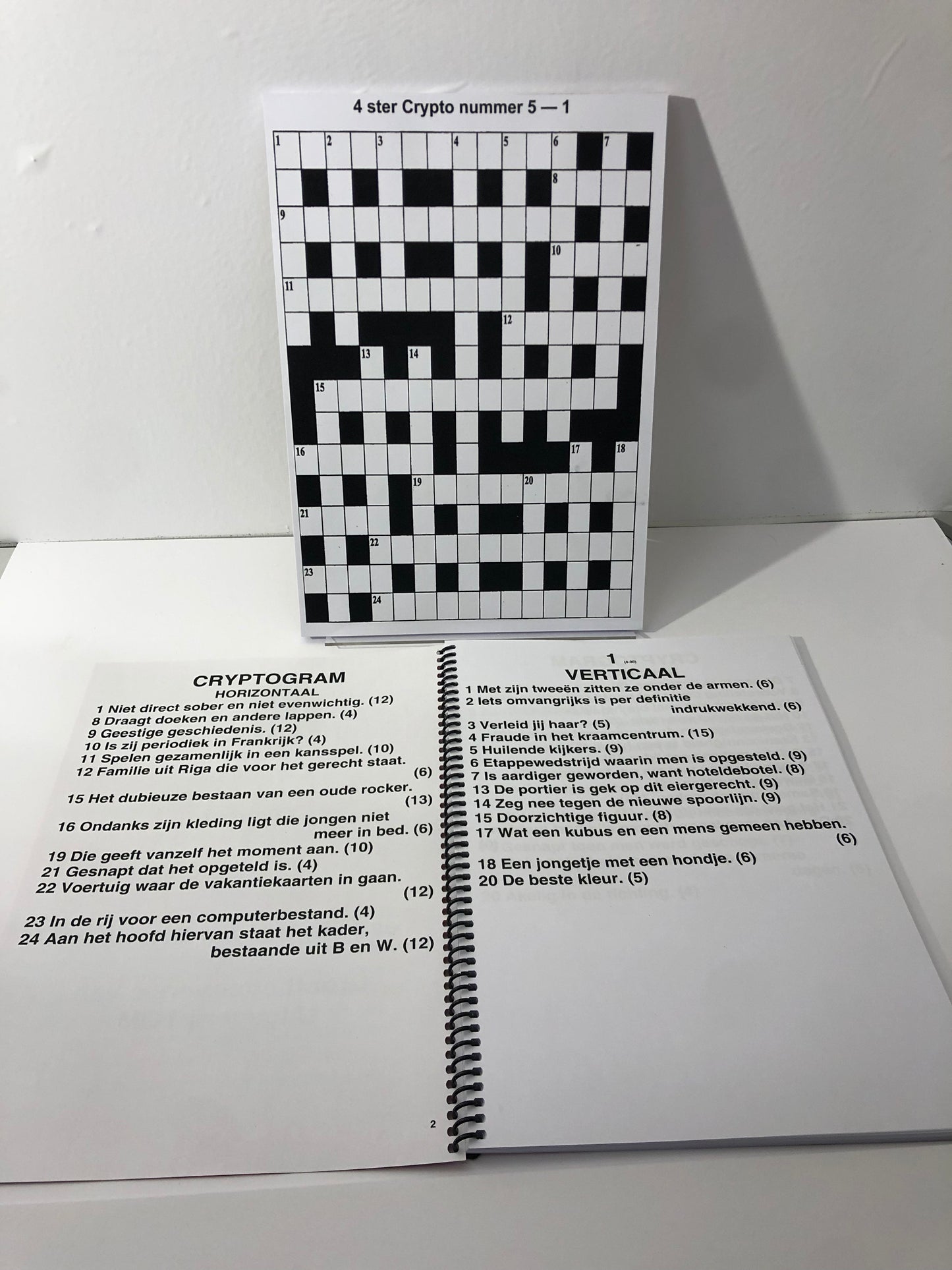 Cryptogrammen 4 sterren Puzzelboek
