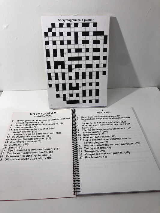 Cryptogrammen 5 sterren Puzzelboek