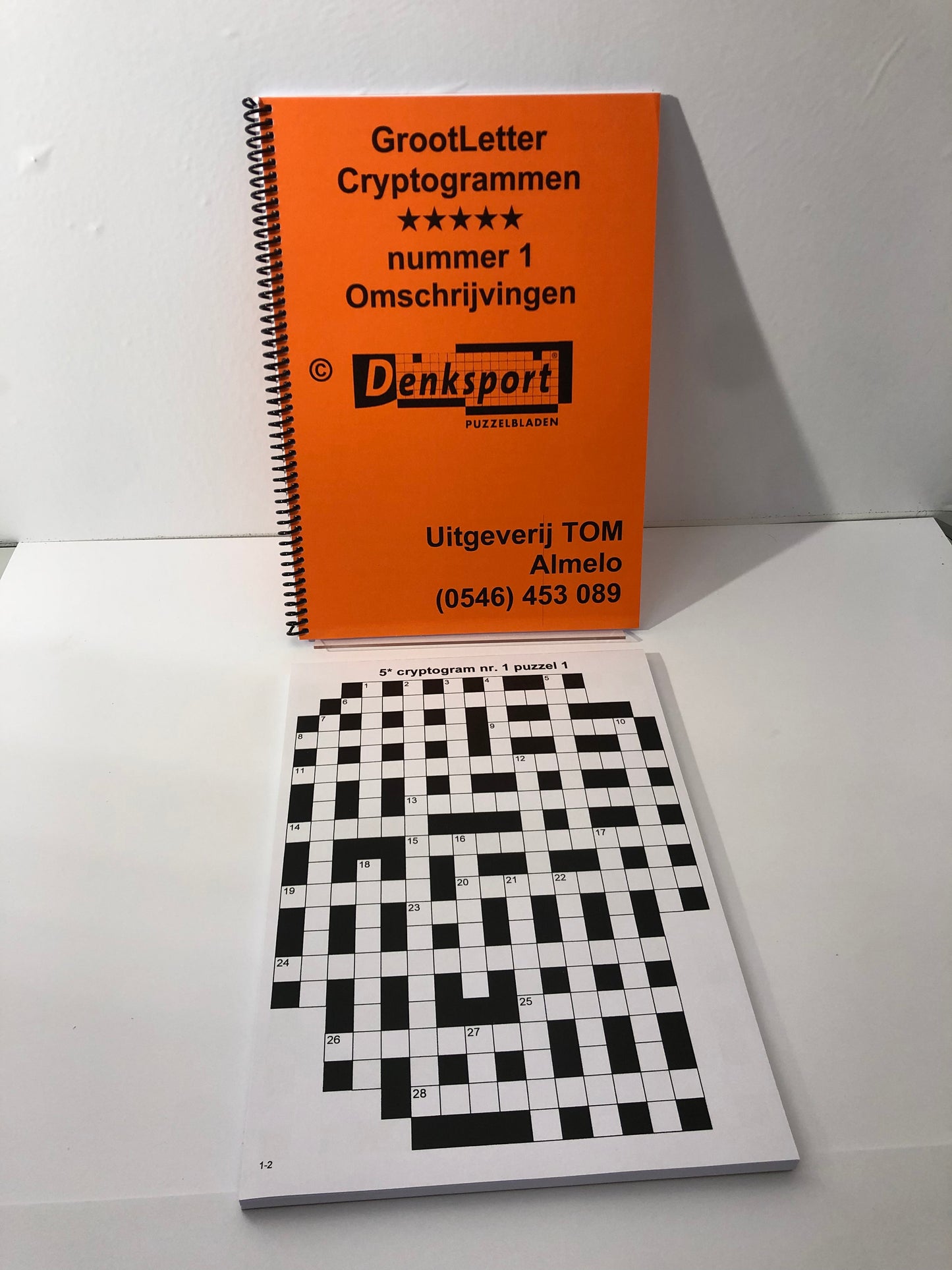 Cryptogrammen 5 sterren Puzzelboek