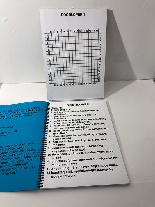 Doorloper 3 sterren Puzzelboek