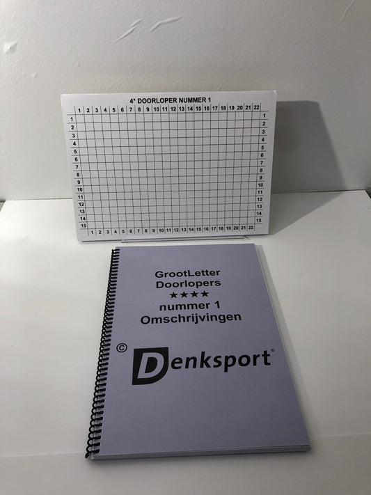 Doorloper 4 sterren Puzzelboek