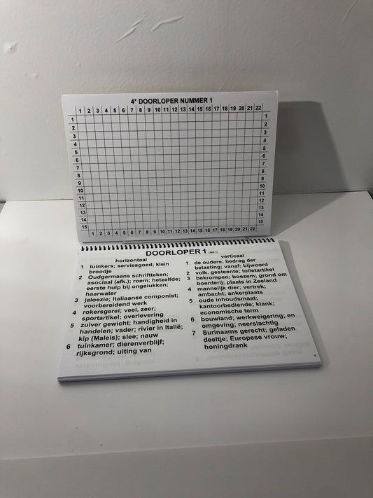 Doorloper 4 sterren Puzzelboek