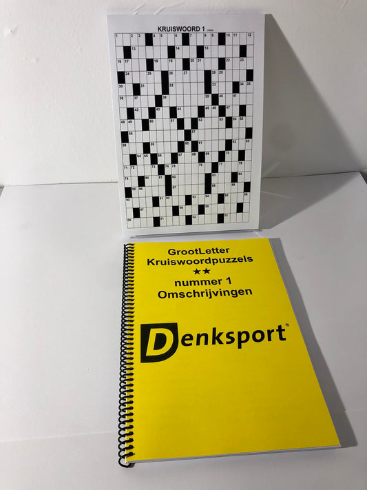 Kruiswoord 2 Sterren Puzzelboek