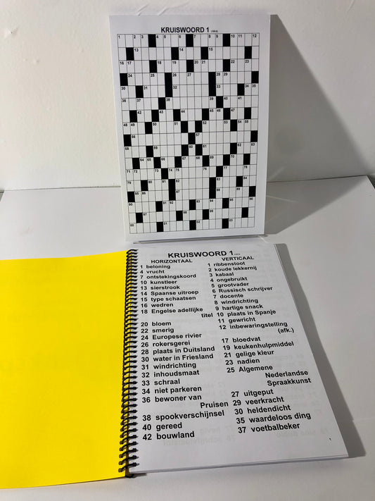 Kruiswoord 2 Sterren Puzzelboek