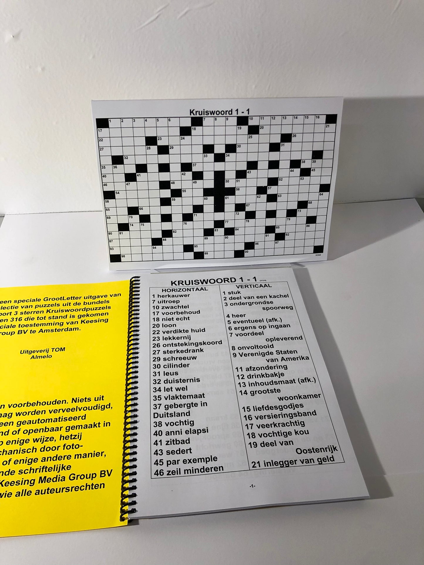Kruiswoord 3 sterren Puzzelboek