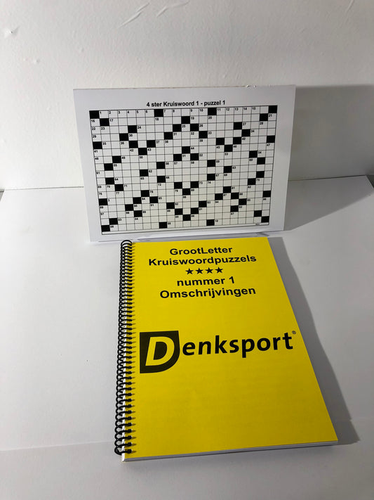 Kruiswoord 4 Sterren Puzzelboek