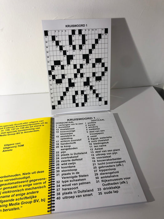 Kruiswoord 5 Sterren Puzzelboek