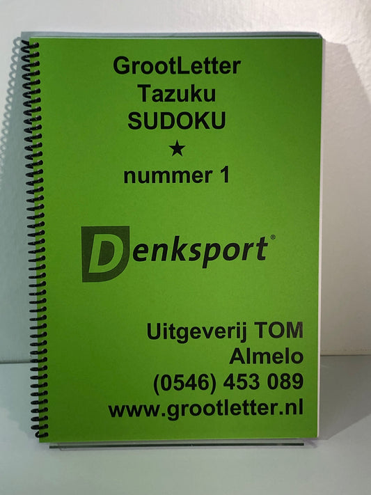 Sudoku 2 sterren Puzzelboek