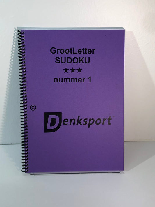 Sudoku 3 sterren Puzzelboek