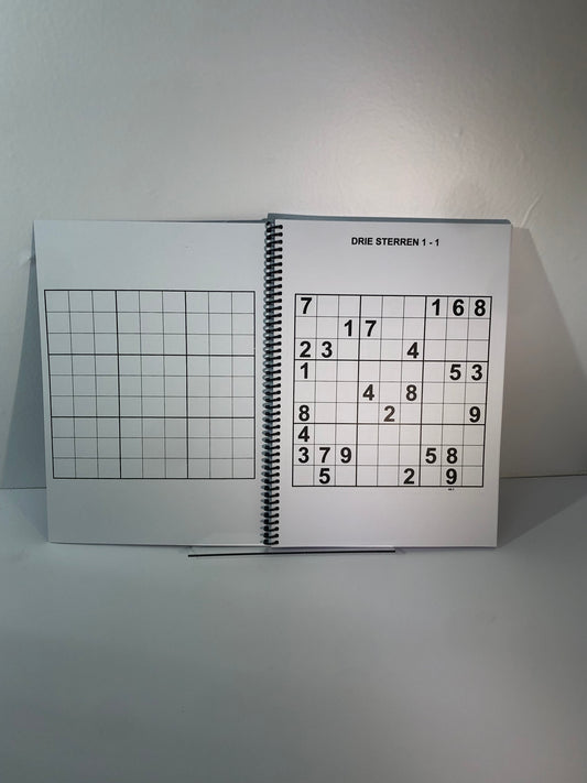 Sudoku 3 sterren Puzzelboek