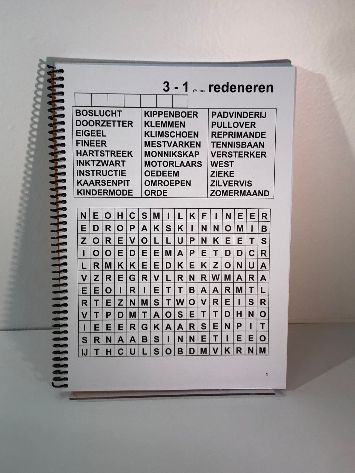 Speurpuzzel / Woordzoeker 2 sterren Puzzelboek