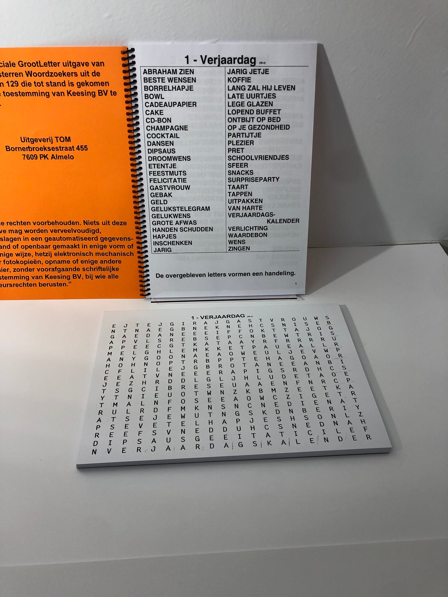 Speurpuzzel / Woordzoeker 4 sterren Puzzelboek