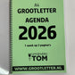 A4 Grootletter AGENDA 2026 - Week op 2 pagina's