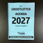 A4 Grootletter AGENDA 2027 - Week op 2 pagina's