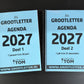 A4 Grootletter AGENDA 2026 / 2027 - 1 dag per pagina