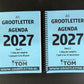 A5 Grootletter AGENDA 2027 - 1 dag per pagina