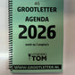 A5 Grootletter AGENDA 2026 - Week op 2 pagina's