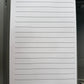 A4 Schrijfblok regelafstand 1,5 cm