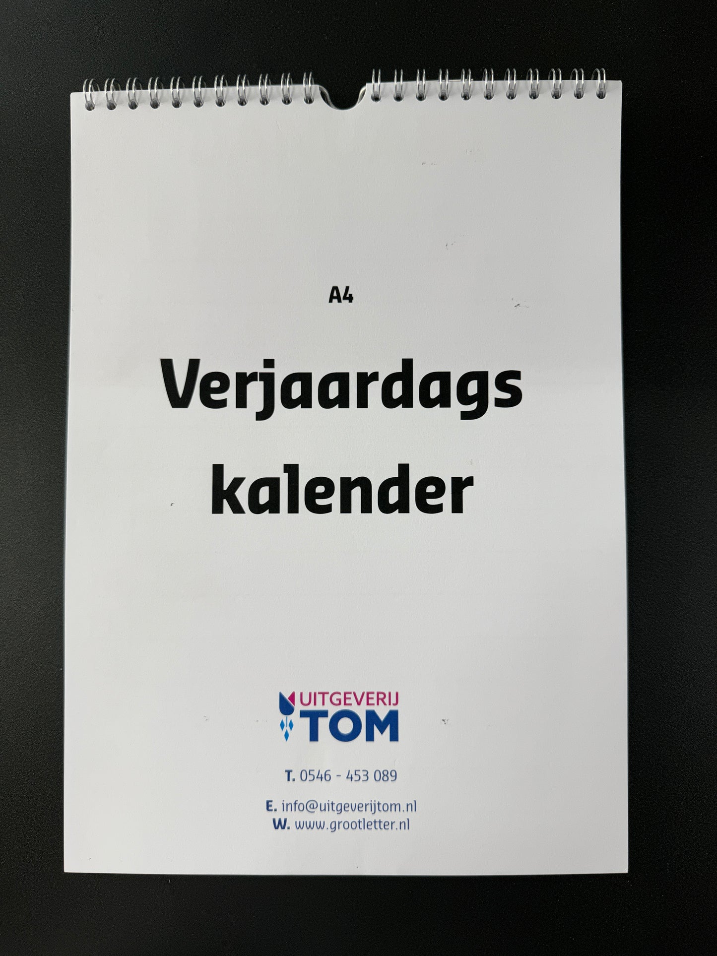 Verjaardagskalender A4 of A3